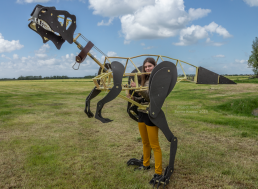 This Engineering Student Built a Mechanical Dinosaur Costume in Her Spare Time