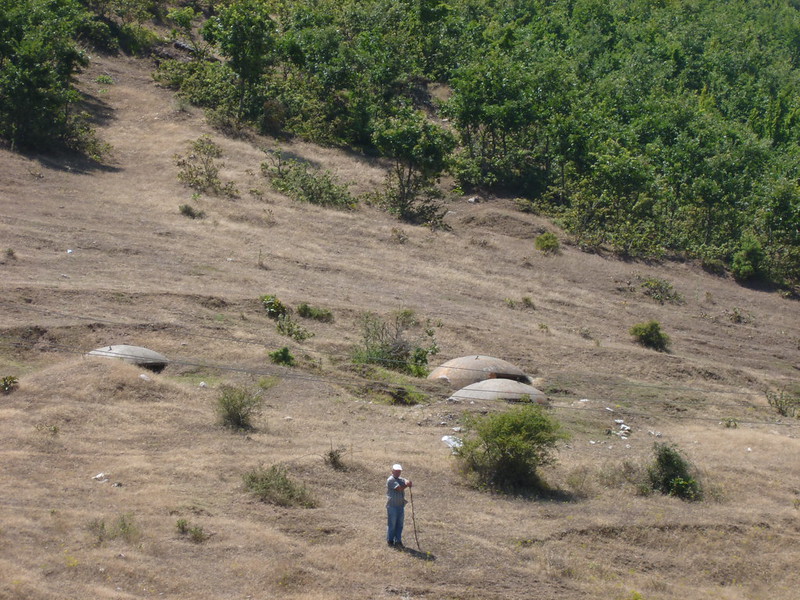 albania bunkers hills