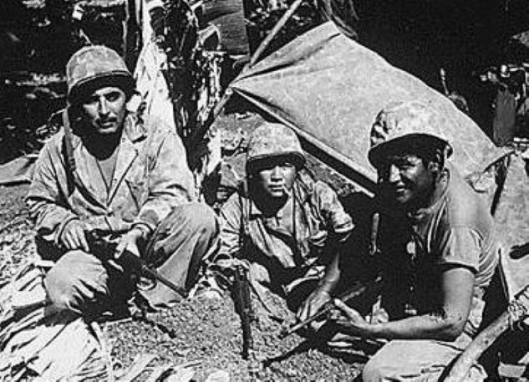 Navajo code talkers in Saipan Navajo code talkers in Saipan