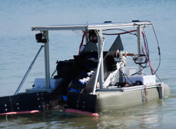 Engineering Students Test Ocean-Cleaning Semi-Autonomous Robot FRED