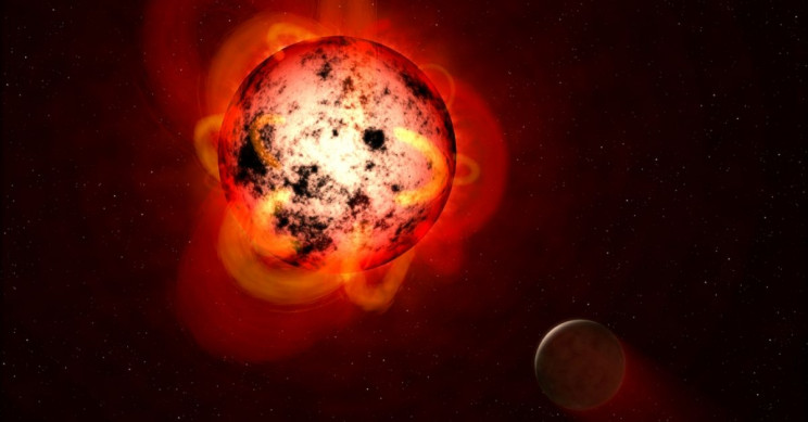 nasa-flaring-red-dwarf-star NASA Flaring Red Dwarf Star
