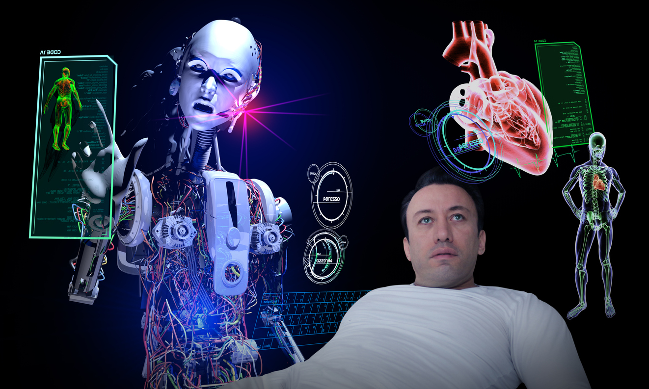 AI doctor at work