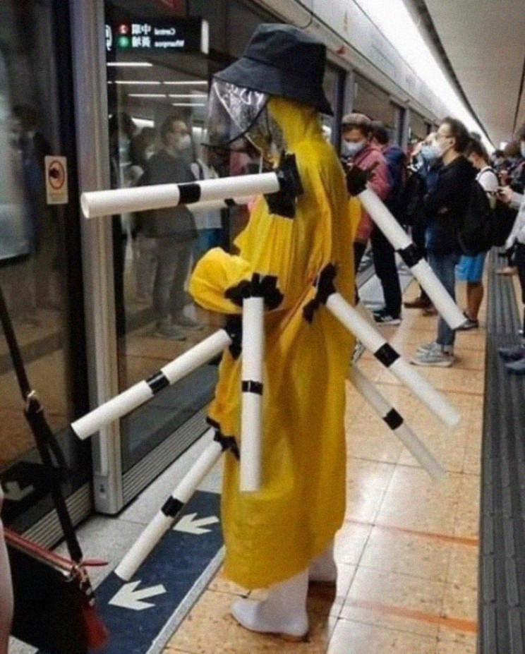 Be Careful Which Mask You Wear on the Subway Be Careful Which Mask You Wear on the Subway