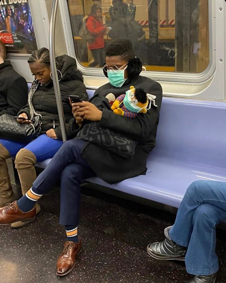 Be Careful Which Mask You Wear on the Subway Be Careful Which Mask You Wear on the Subway