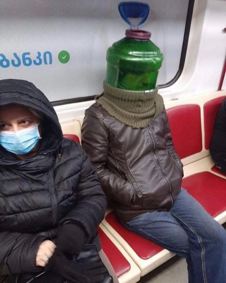 Be Careful Which Mask You Wear on the Subway Be Careful Which Mask You Wear on the Subway