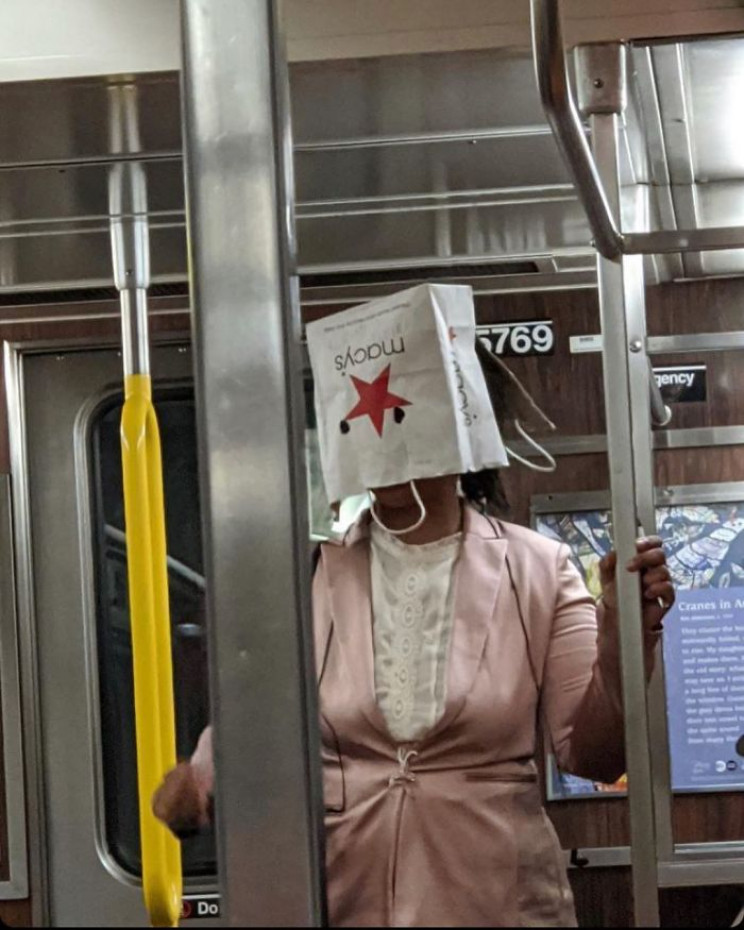 Be Careful Which Mask You Wear on the Subway Be Careful Which Mask You Wear on the Subway