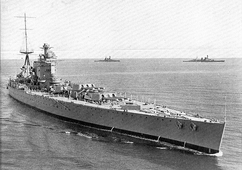 HMS nelson from side