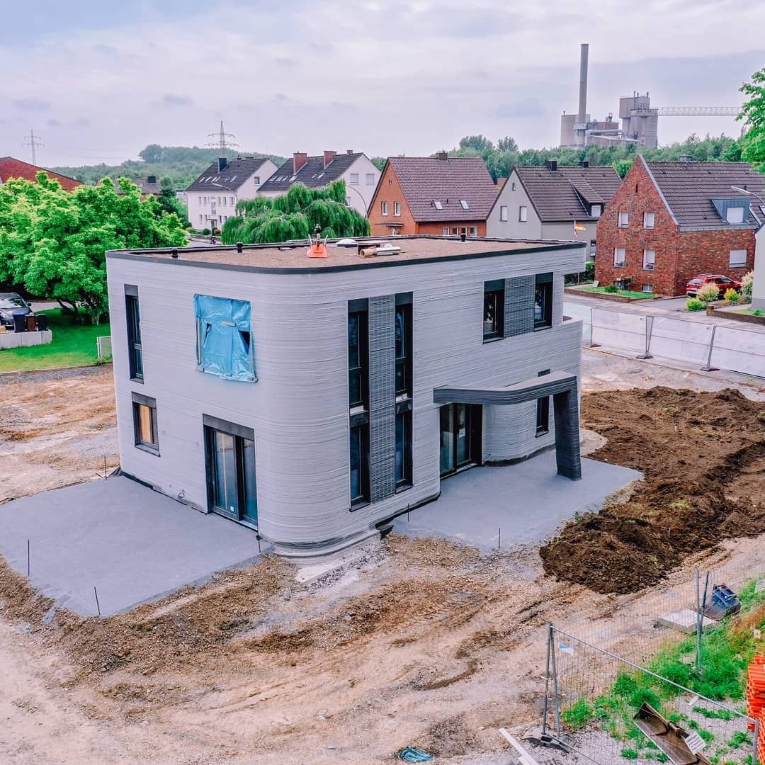 Germany's First 3D-Printed Residential Building is Near Completion Germany's First 3D-Printed Residential Building is Near Completion