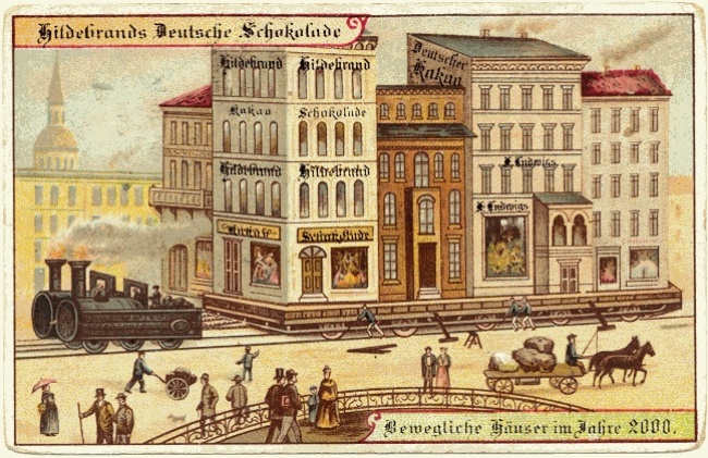 1800s predictions of future train towns
