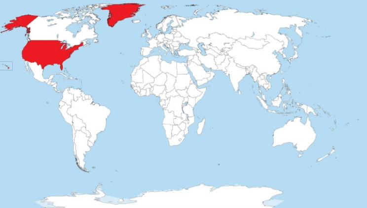 Greenland's strategic location Greenland's strategic location