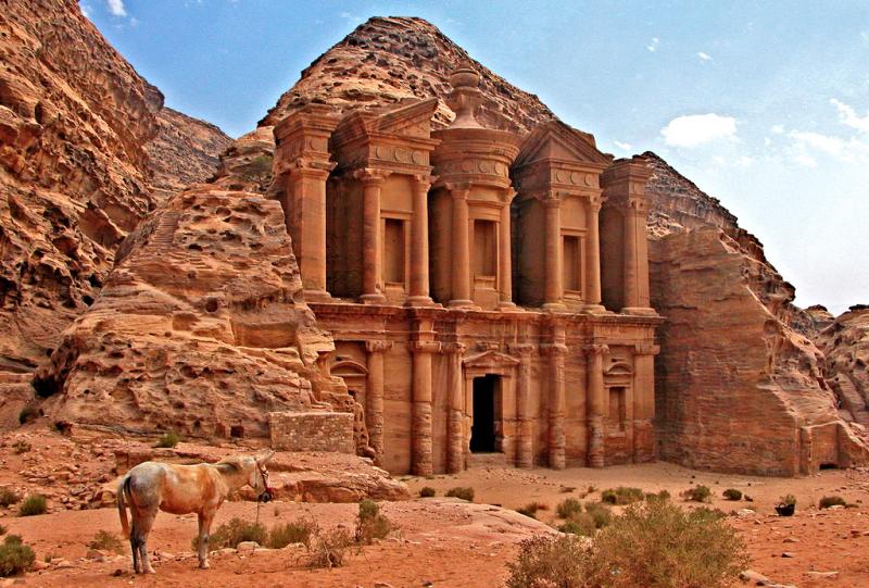 ancient cave structures petra