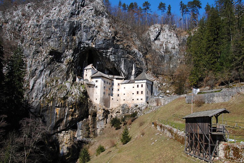 ancient cave structures predjama castle
