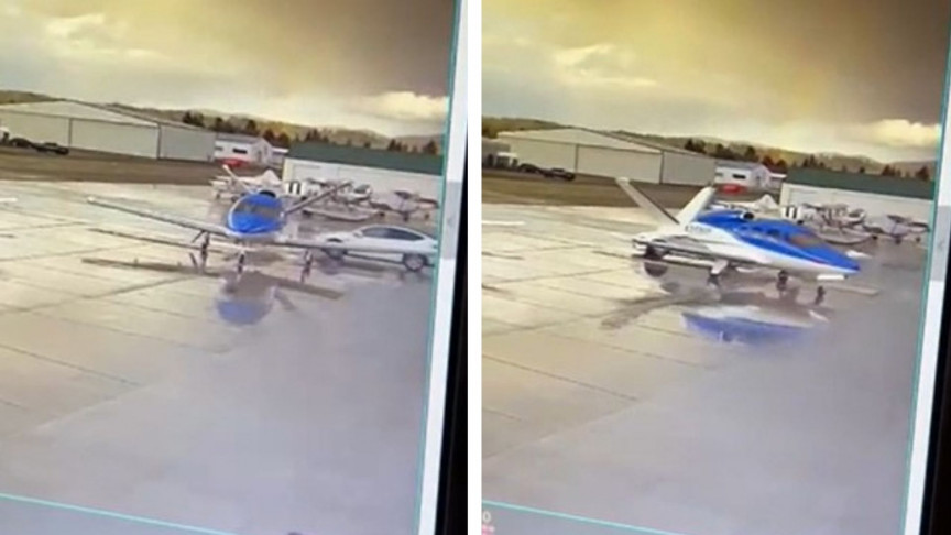 A Tesla Model Y crashes into a $3.5 million jet after being 'summoned' - Vimarsana News