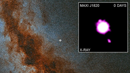 Two Black Hole Jets Gushing Out at 80% Light Speed