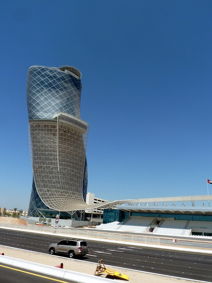 Capital Gate Tower, Abu Dhabi Capital Gate Tower, Abu Dhabi