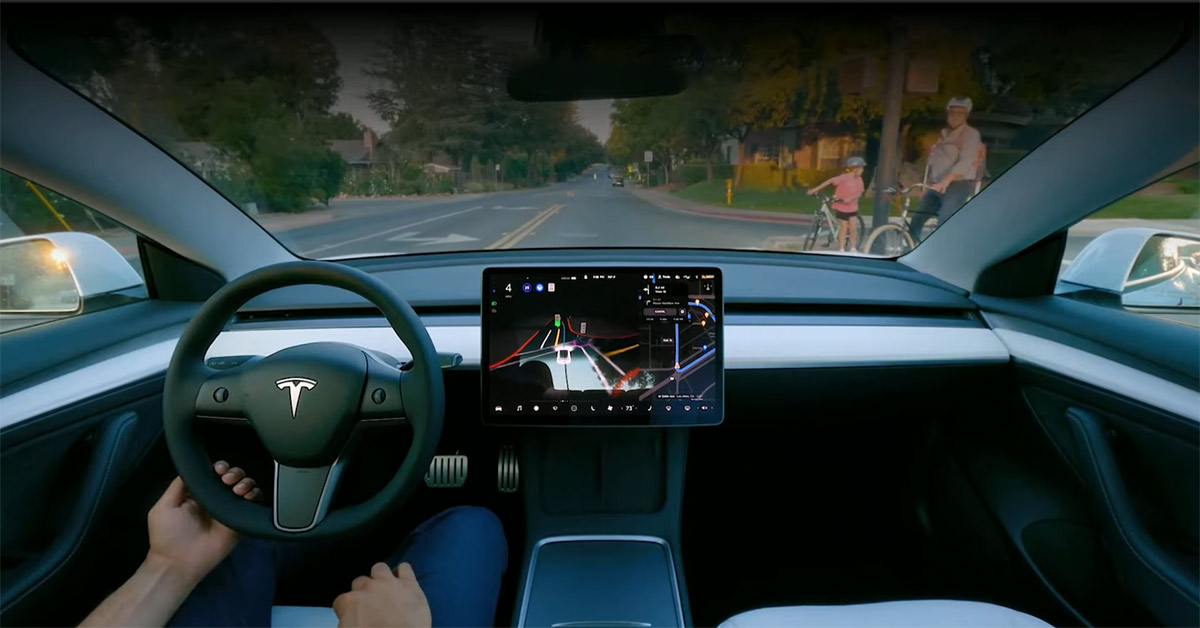 Tesla's Full Self Driving Functionality Being Shown Off During Tesla's AI Day Tesla's Full Self Driving Functionality Being Shown Off During Tesla's AI Day