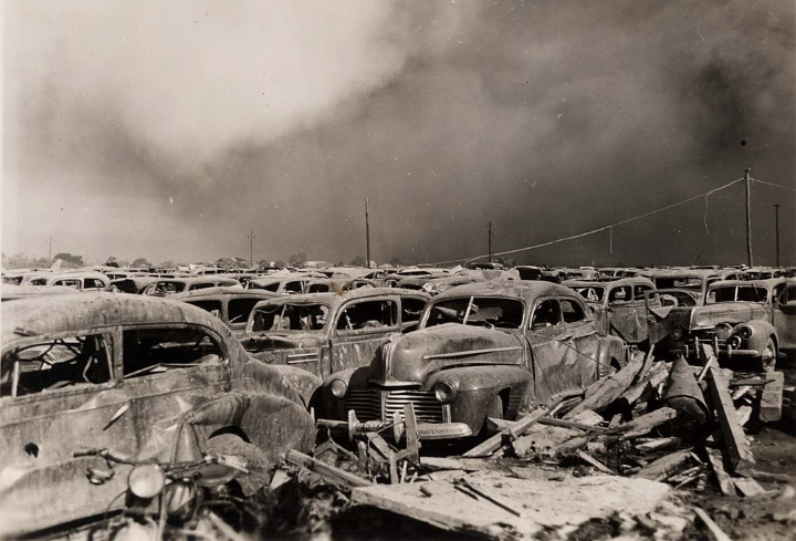 Texas City cars destroyed Texas City cars destroyed