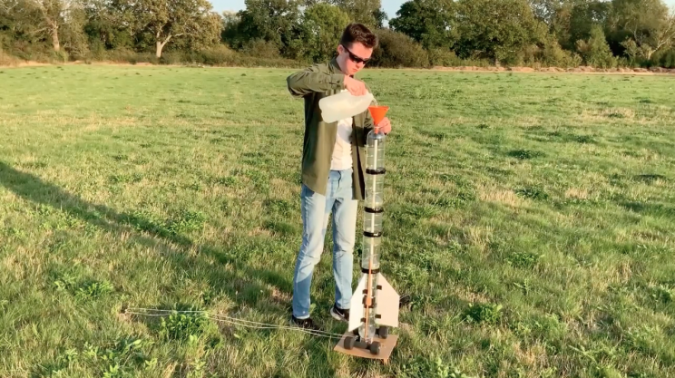 Engineering Student Launches 100 MPH Water Rocket Engineering Student Launches 100 MPH Water Rocket