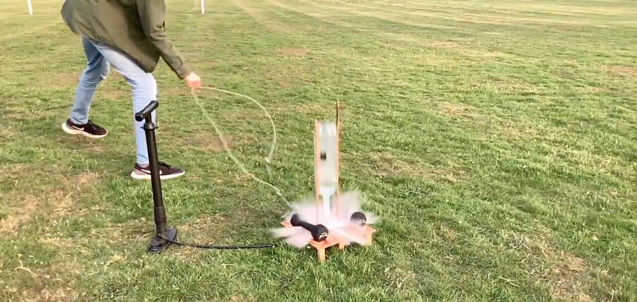 Engineering Student Launches 100 MPH Water Rocket Engineering Student Launches 100 MPH Water Rocket