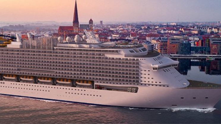 A 9,000 passenger cruise will make its maiden voyage to the scrapyard