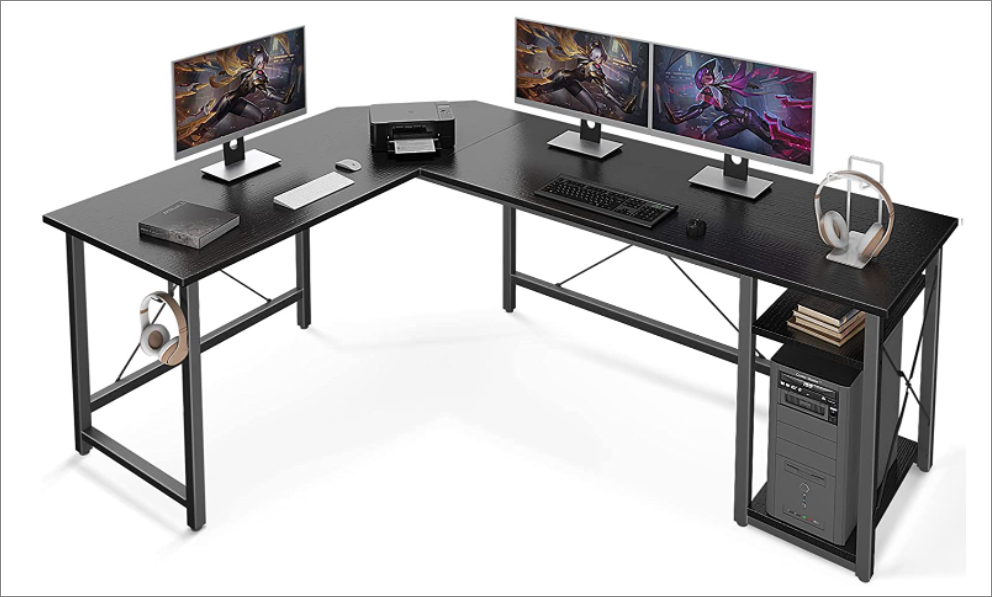 Coleshome L-shaped Computer Desk Computer desk