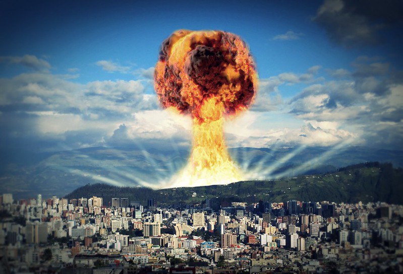 nuclear bomb city