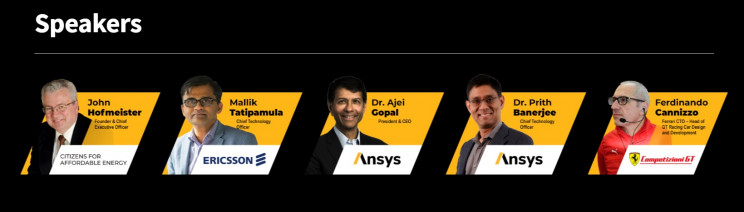 ansys simulation world speakers