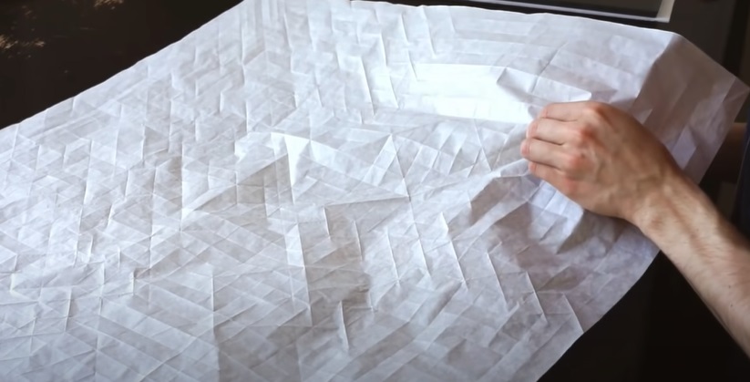 diy origami samiurai diagonal precreases