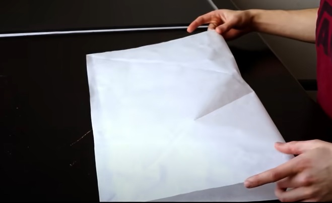 diy origami samurai second fold