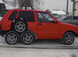 This Fiat Car Has Four-Too-Many Wheels and Still Works Perfectly