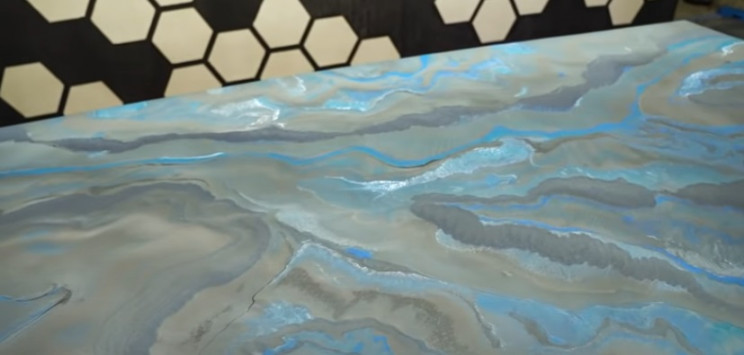 epoxy tabletop complete
