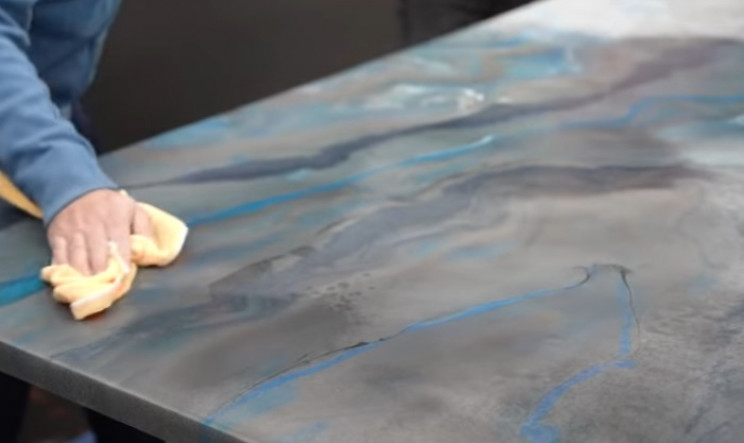 epoxy table top polish