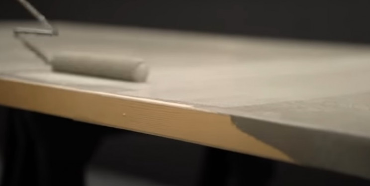 epoxy dining table surface