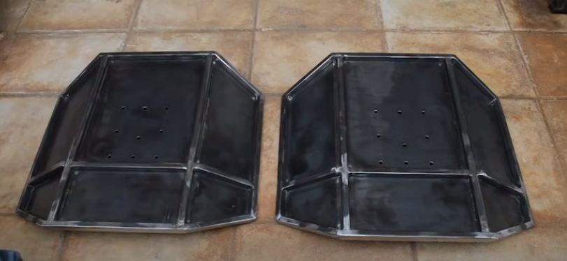 diy tie burner wing details