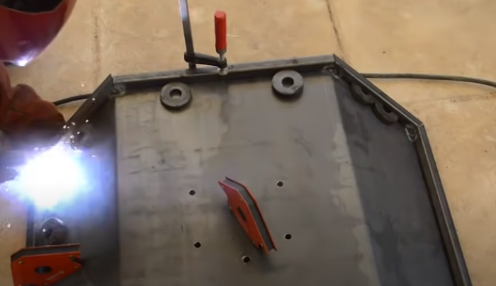 diy tie burner wing perimeter