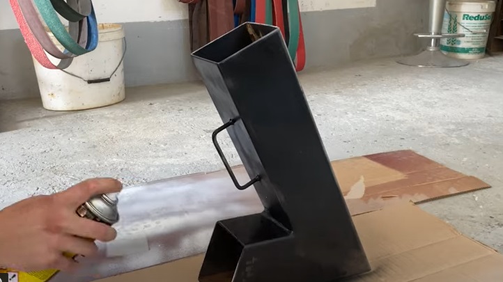 diy rocket stove paint
