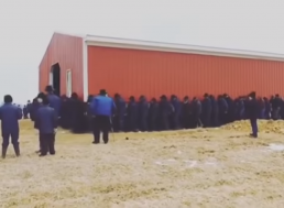 Forget a Crane, Amish Men Move a Huge Barn With Strength Alone