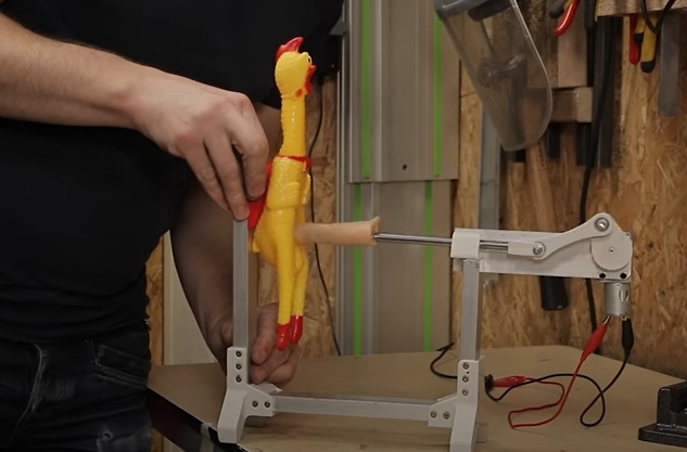 diy chicken pusher complete