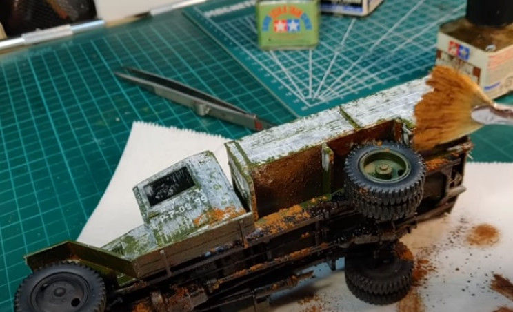 diy truck weathering