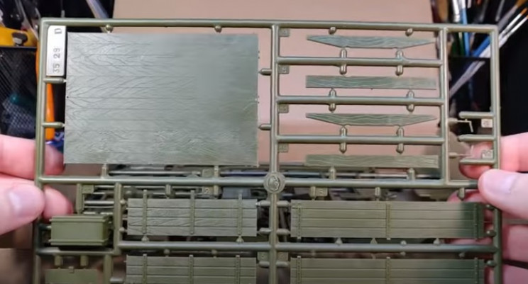 model truck remove from sprue