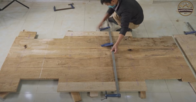diy wood carved bugatti clamp chassis
