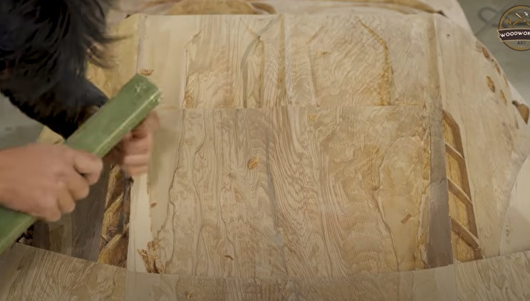 diy wooden bugatti rear details
