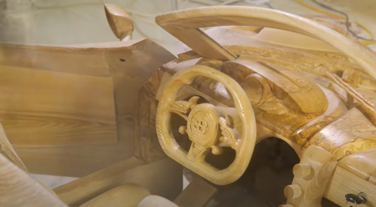 diy wooden bugatti spray gun