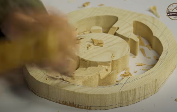 diy wood bugatti steering wheel