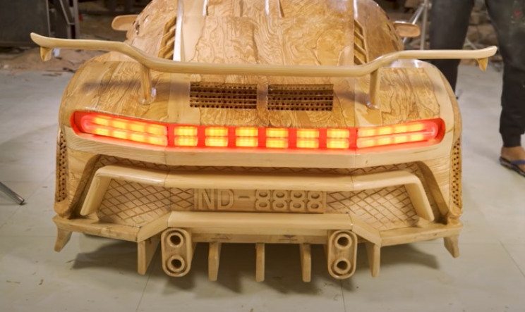 diy wooden bugatti tail lights test