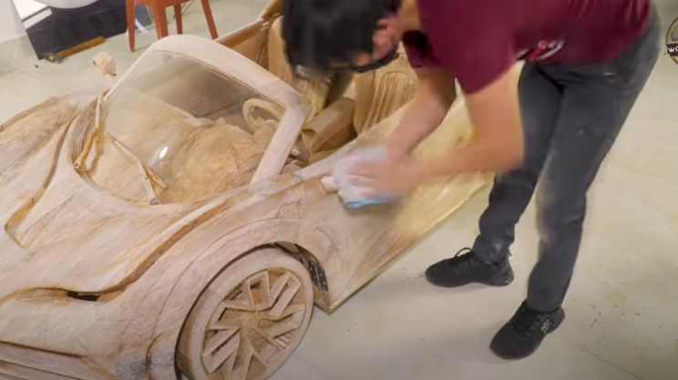 diy wooden bugatti windscreen