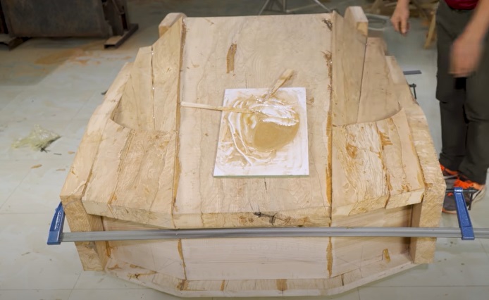 diy wood bugatti bonnet complete