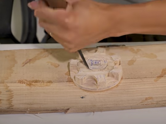 diy bugatti wood hubs