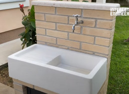 Here Is How to Build Your Own Outdoor Sink Unit