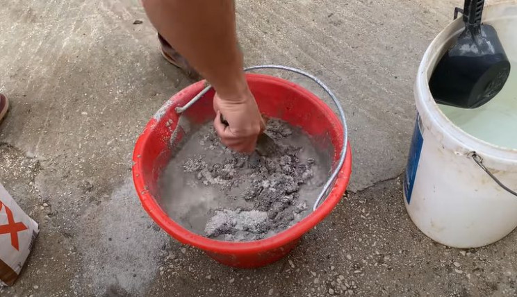 diy sink concrete